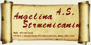 Angelina Strmeničanin vizit kartica